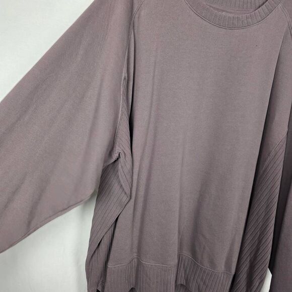 Maurices Oversized Pullover Sweatshirt Purple 4X - Picture 4 of 8